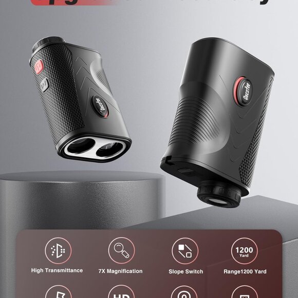 Range Finder Golf Rangefinder with Slope - 1200 Yards Laser Range Finder - Picture 3 of 8